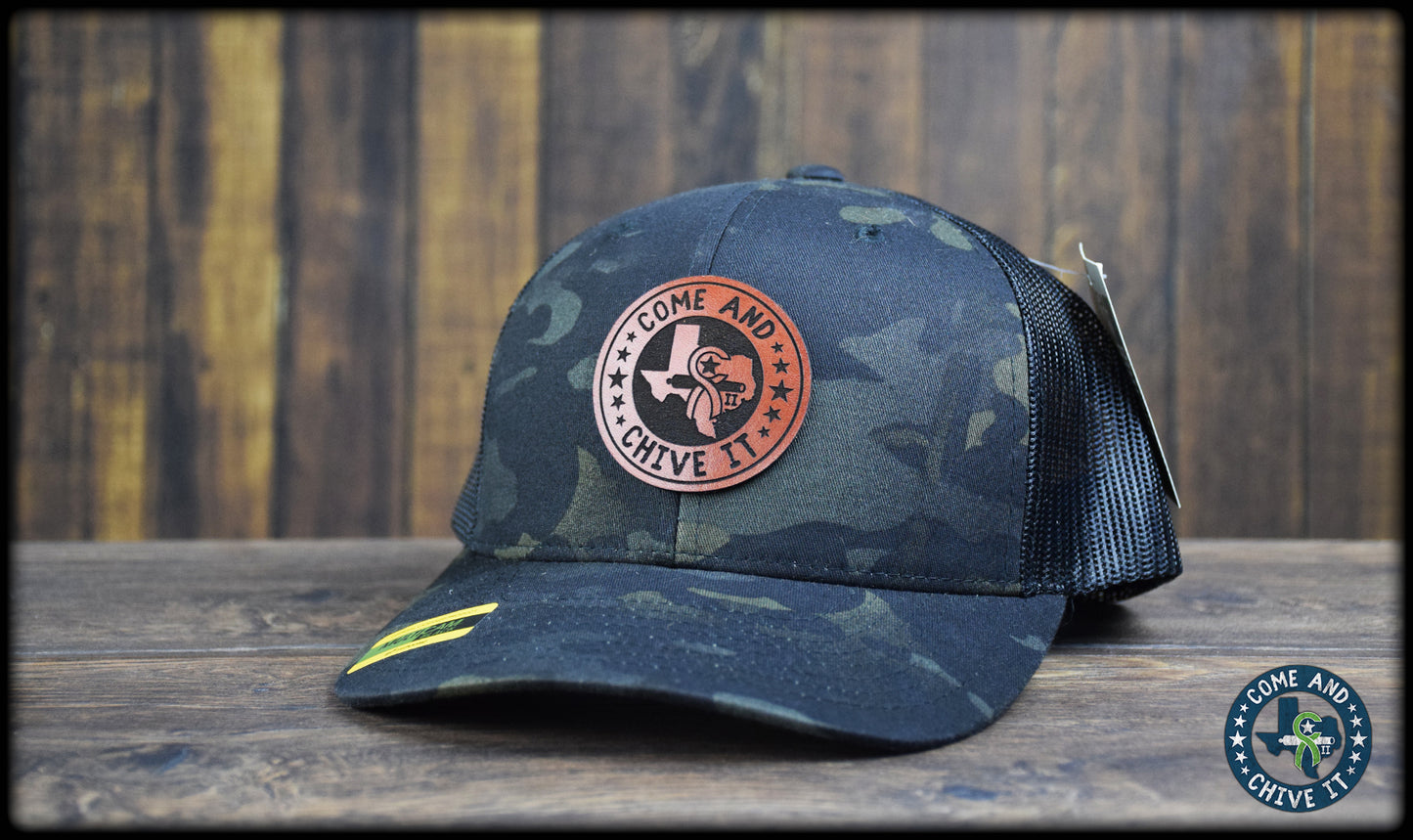 Come and Chive It Leather Cap - 112R