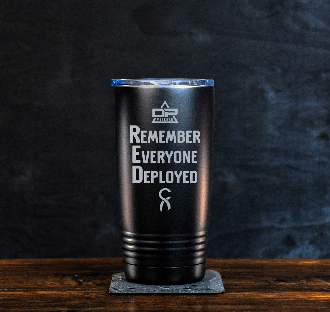 R.E.D OPV Chive Laser Tumbler