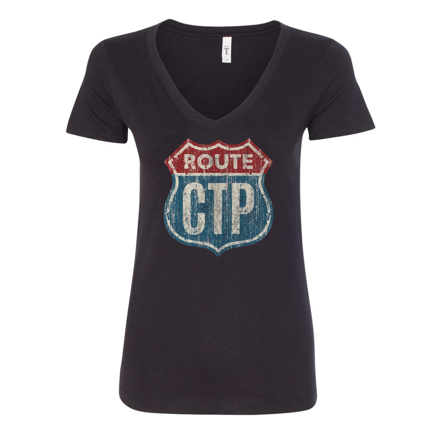 Route CTP Chive Ladies V-Neck