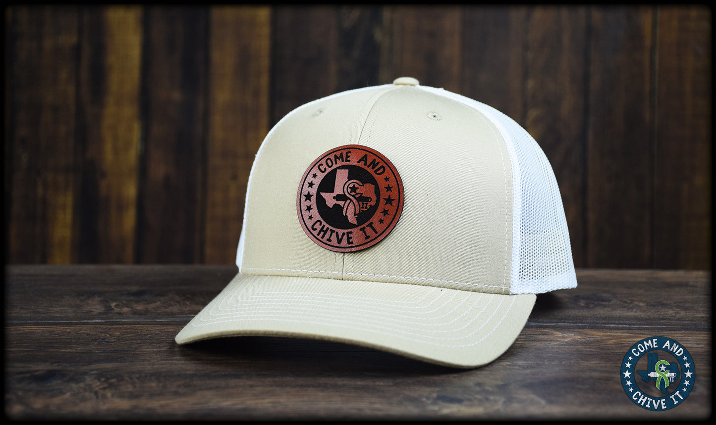 Come and Chive It Leather Cap - 112R