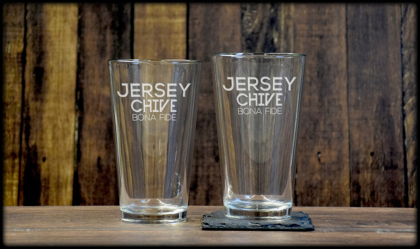 Jersey Bona Fide Pint Glass Set