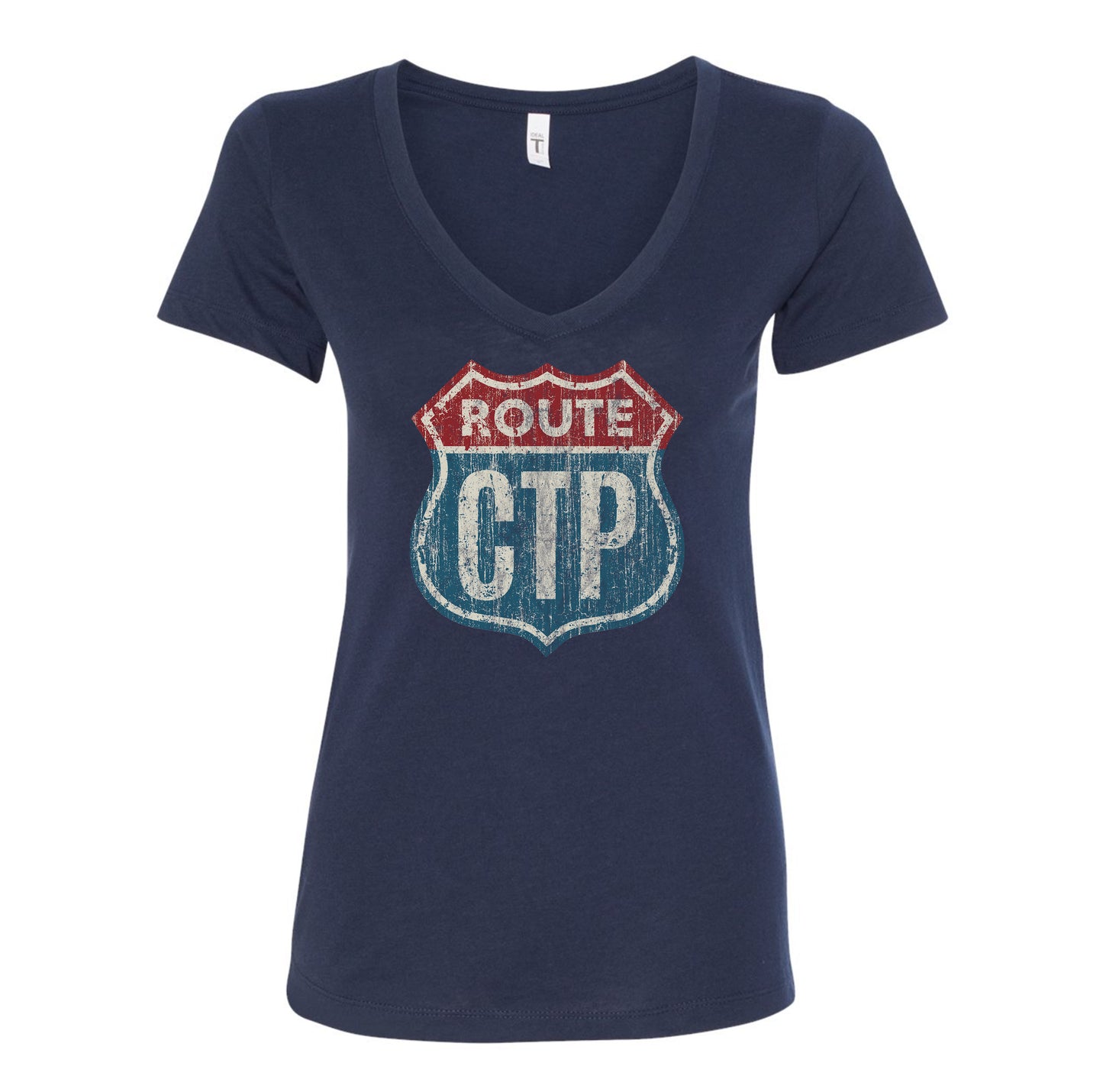 Route CTP Chive Ladies V-Neck